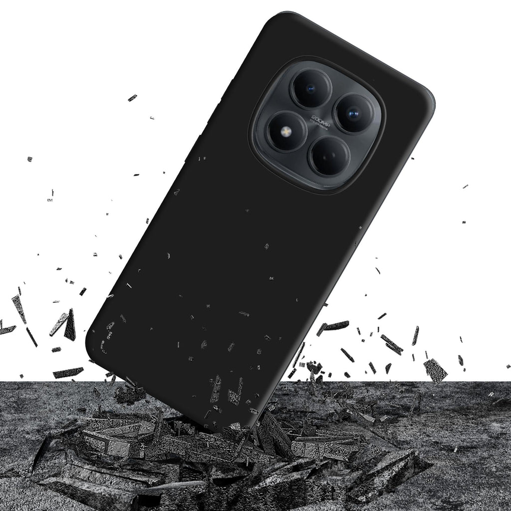 3mk Matt Case Pro dėklas, skirtas Xiaomi Redmi Note 15 Pro 4G - matinė juoda -- Cell phone cases and covers