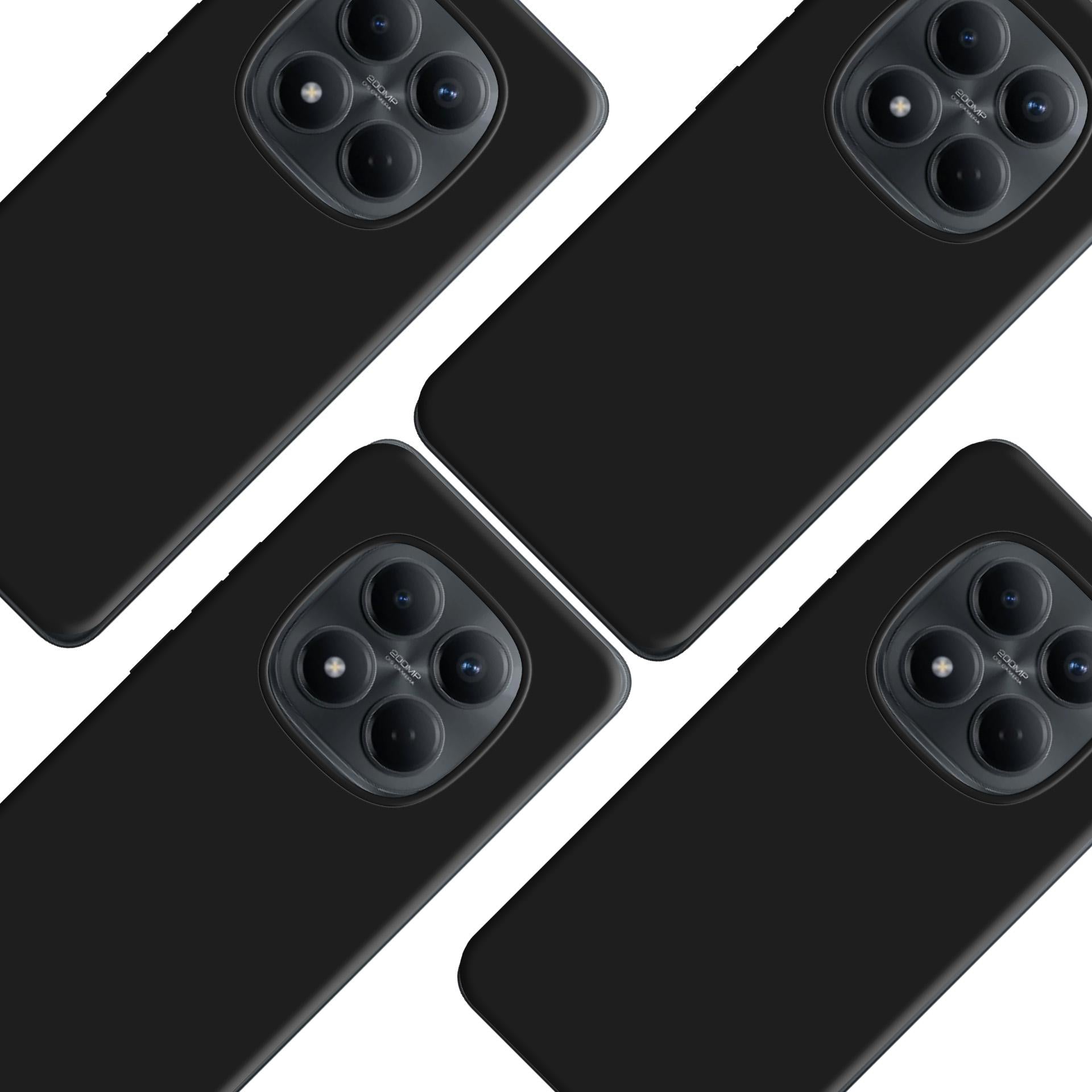 3mk Matt Case Pro dėklas, skirtas Xiaomi Redmi Note 15 Pro 4G - matinė juoda -- Cell phone cases and covers