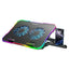 Wozinsky WDCX-A26 NitroCool RGB žaidimų nešiojamojo kompiuterio aušinimo priemonė - juoda -- Laptop Stands