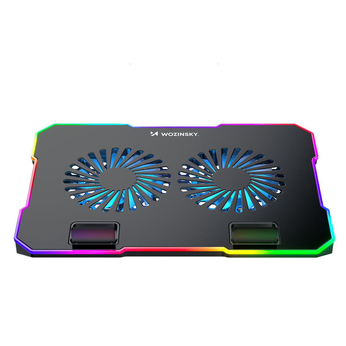 Wozinsky WDCX-A26 NitroCool RGB žaidimų nešiojamojo kompiuterio aušinimo priemonė - juoda -- Laptop Stands