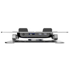 Wozinsky WDCX-X16-AS CoolBase RGB 360° nešiojamojo kompiuterio ir planšeto aušinimo stovas - sidabras -- Laptop Stands