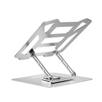 Wozinsky WDCX-X19-AB HardStand 360° sukimasis nešiojamojo kompiuterio ir planšeto stovas - sidabras -- Laptop Stands