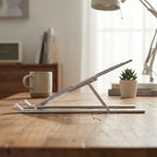 Wozinsky WDCX-X8S sulankstomas reguliuojamas nešiojamojo kompiuterio stovas - sidabras -- Laptop Stands