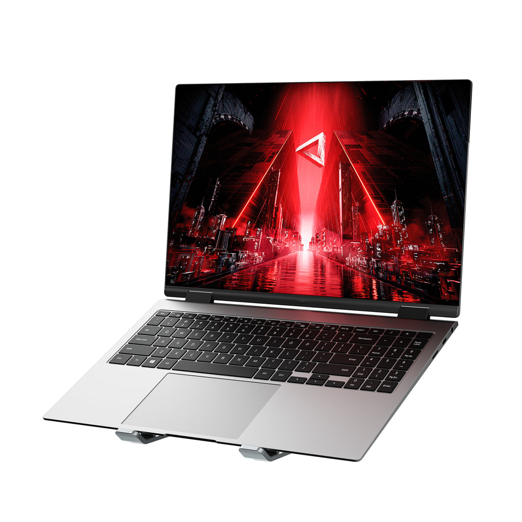 Wozinsky WDCX-X8S sulankstomas reguliuojamas nešiojamojo kompiuterio stovas - sidabras -- Laptop Stands