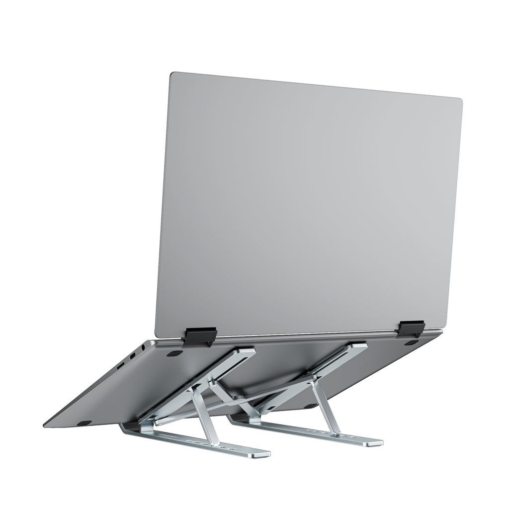 Wozinsky WDCX-X8S sulankstomas reguliuojamas nešiojamojo kompiuterio stovas - sidabras -- Laptop Stands