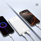 Powerbank Wozinsky Wpower WPBBK-3 10000 mAh 10W 2x USB-A 2A - balta -- Powerbanks
