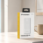 Powerbank Wozinsky Wpower WPBBK-3 10000 mAh 10W 2x USB-A 2A - balta -- Powerbanks