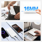 Powerbank Wozinsky Wpower WPBBK-3 10000 mAh 10W 2x USB-A 2A - balta -- Powerbanks