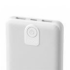 Powerbank Wozinsky Wpower WPBBK-3 10000 mAh 10W 2x USB-A 2A - balta -- Powerbanks