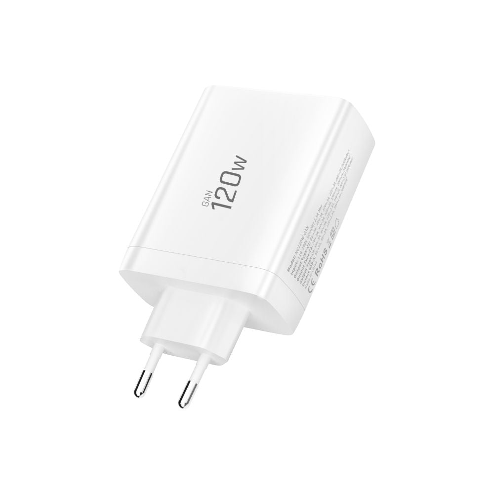 Tech-Protect sieninis įkroviklis NC120W-GAN 4-Port 120W - baltas -- Cell phone chargers