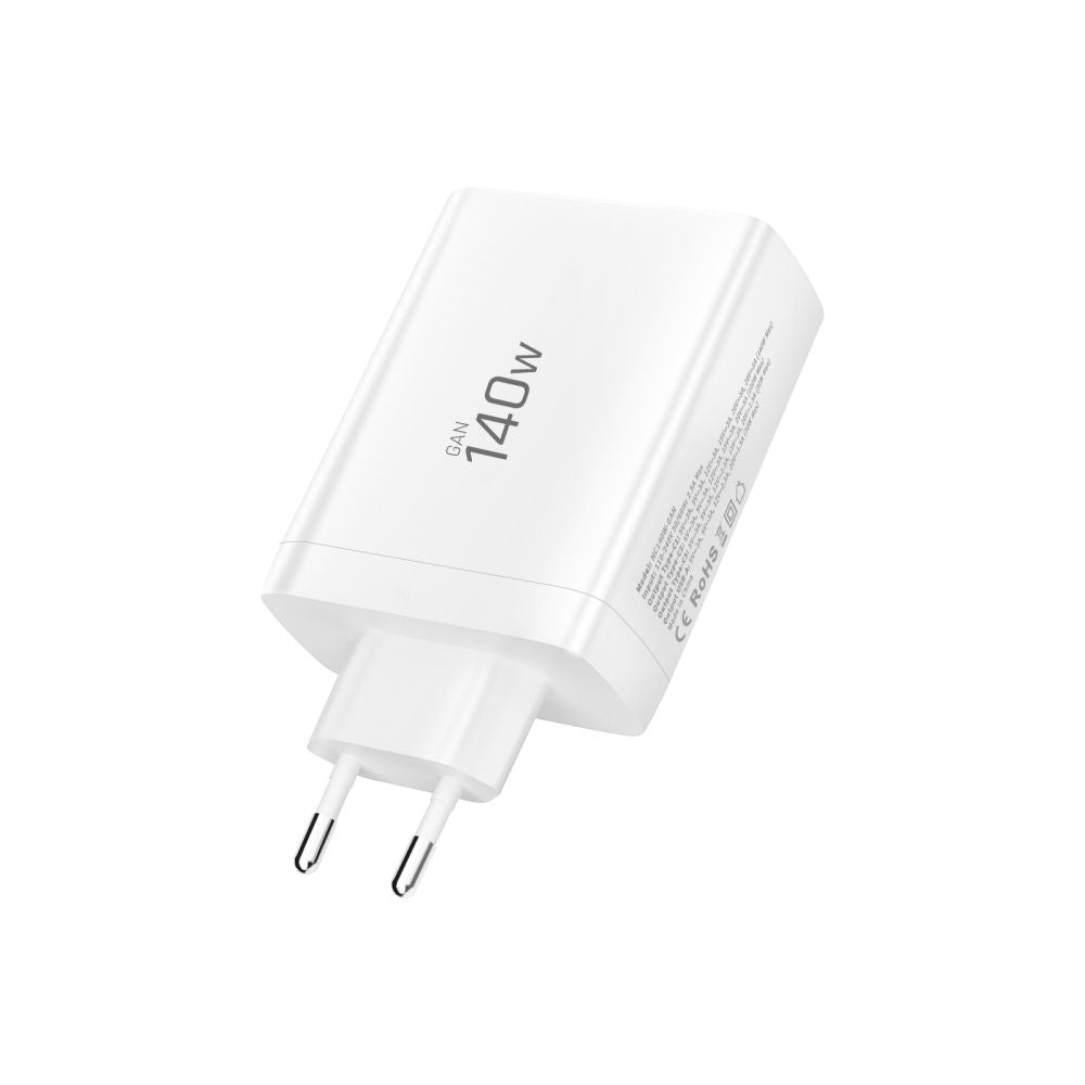 Tech-Protect sieninis įkroviklis NC140W-GAN 4-Port 140W - baltas -- Cell phone chargers