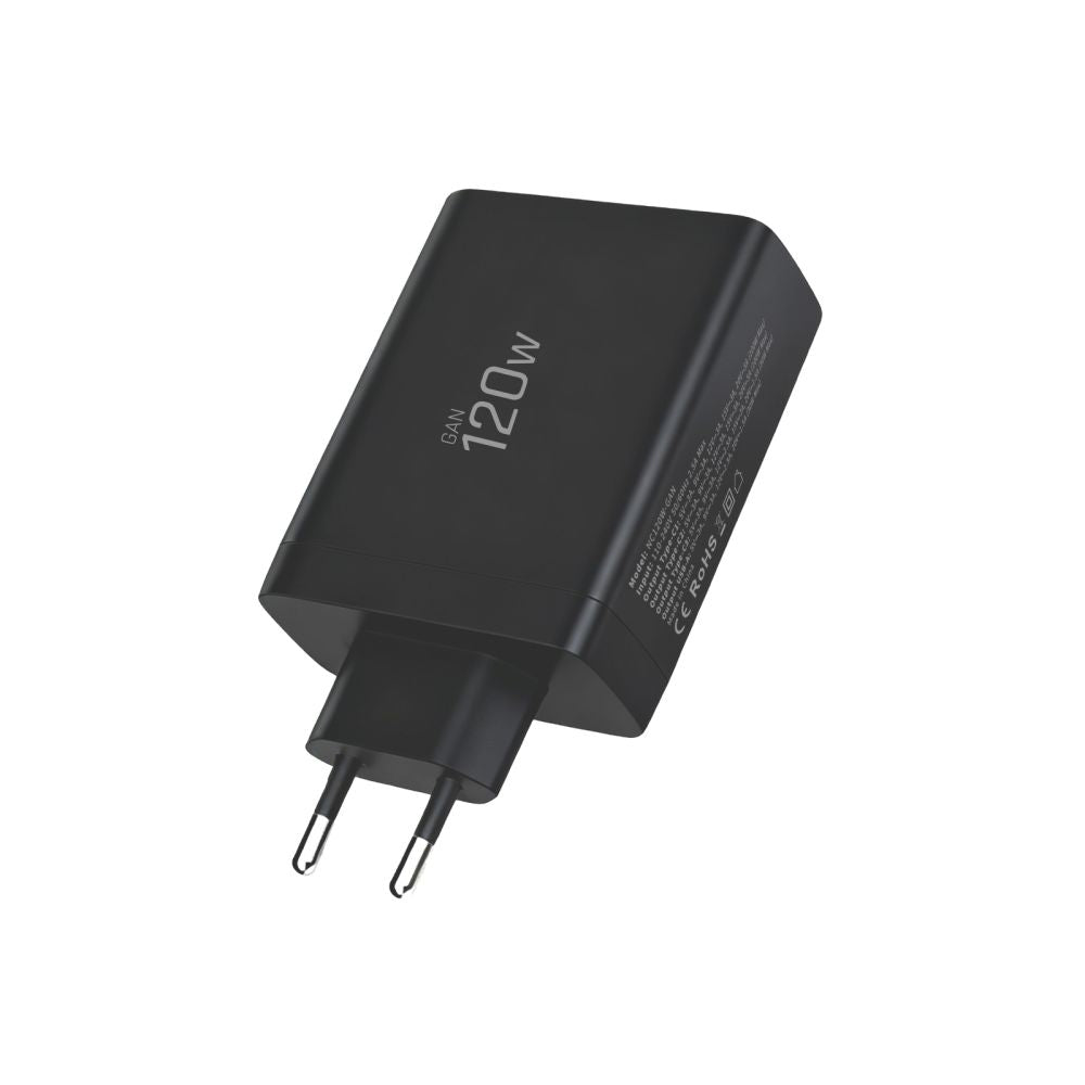 Tech-Protect sieninis įkroviklis NC120W-GAN 4-Port 120W - juodas -- Cell phone chargers