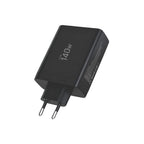 Tech-Protect sieninis įkroviklis NC140W-GAN 4-Port 140W - juodas -- Cell phone chargers