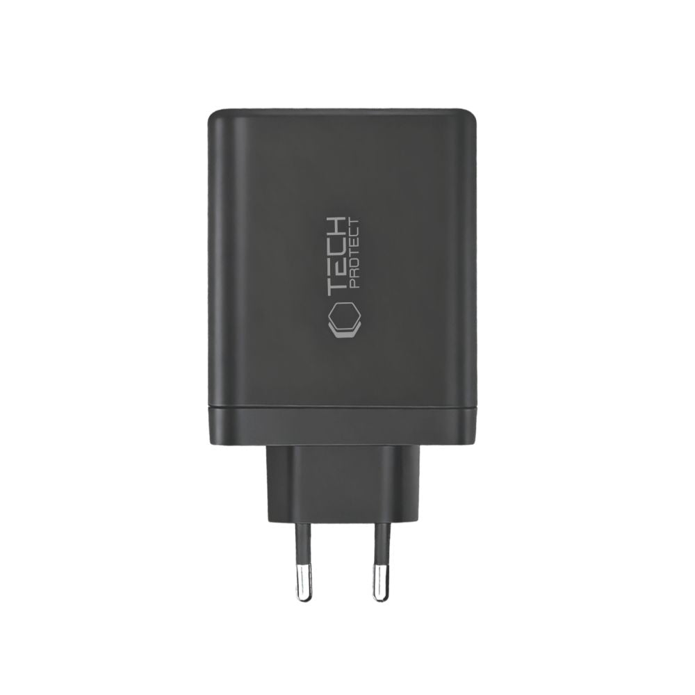 Tech-Protect sieninis įkroviklis NC140W-GAN 4-Port 140W - juodas -- Cell phone chargers