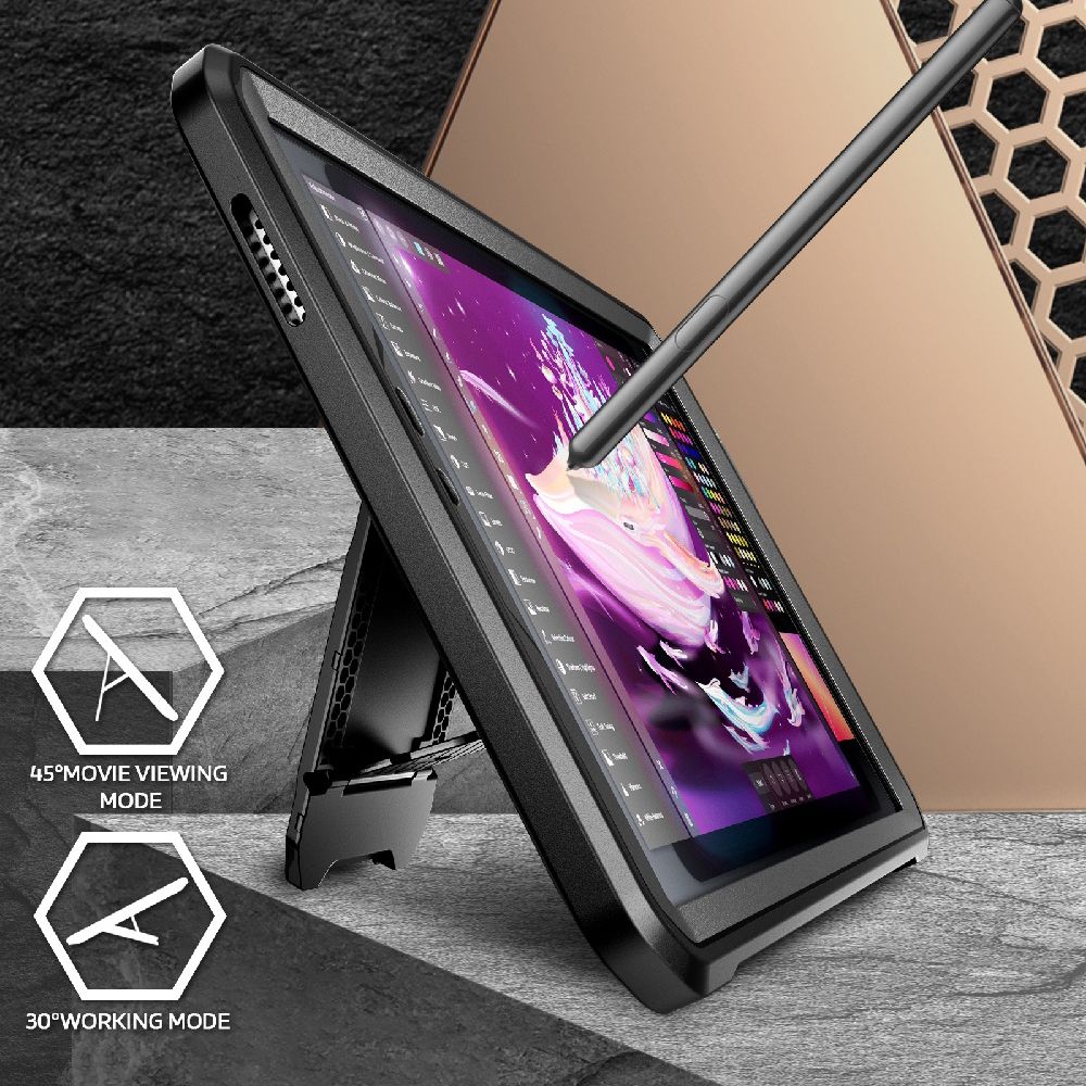Supcase Unicorn Beetle Pro dėklas, skirtas Samsung Galaxy Tab A11 – juodas