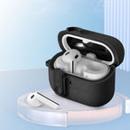 Tech-Protect Slim Hook Dėklas, skirtas Samsung Galaxy Buds 3 / 3 FE / 3 Pro - juodas -- Samsung Galaxy Buds 3 / Samsung 3...
