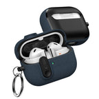 Tech-Protect Slim Hook Dėklas, skirtas Samsung Galaxy Buds 3 / 3 FE / 3 Pro - tamsiai mėlynas -- Samsung Galaxy Buds 3 /...
