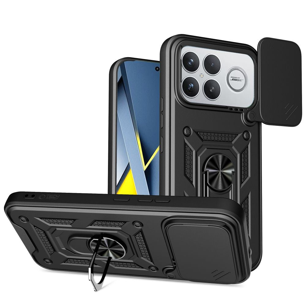 Tech-Protect CamShield Pro dėklas, skirtas Xiaomi Poco F8 Ultra - juodas -- Xiaomi Poco F8 Ultra / Poco F8 Ultra