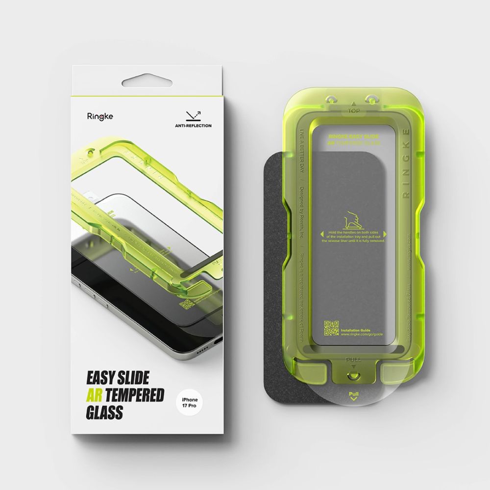 Ringke Easy Slide antireflective grūdintas stiklas, skirtas iPhone 17 Pro -- Cell phone tempered glass