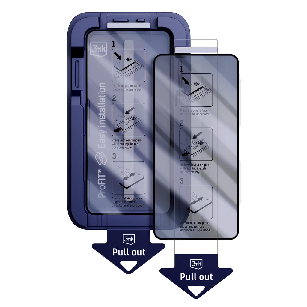 9H grūdintas stiklas su 3mk HardGlass Max Privacy filtru, skirtas Samsung Galaxy S26 Ultra -- Samsung Galaxy S26 Ultra