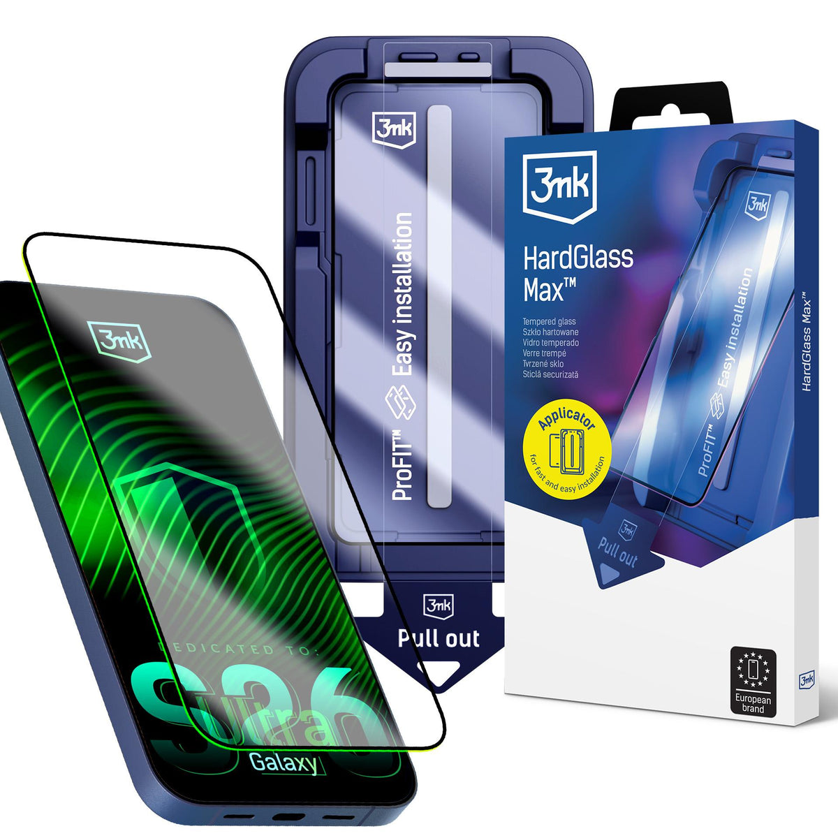 3mk HardGlass Max grūdintas stiklas, skirtas Samsung Galaxy S26 Ultra