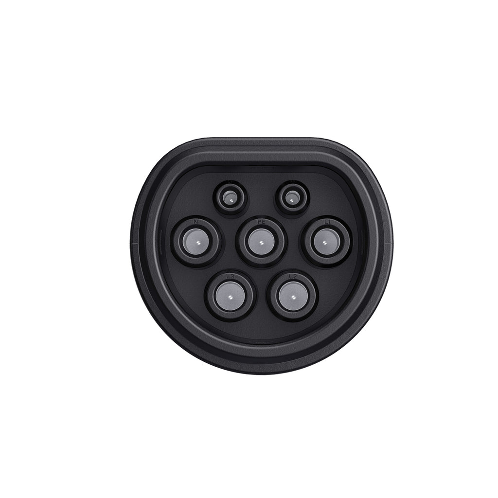 V2L Type 2 adapteris - Schuko 3500W su galios ekranu ir dėklu - juodas -- Network Adapters
