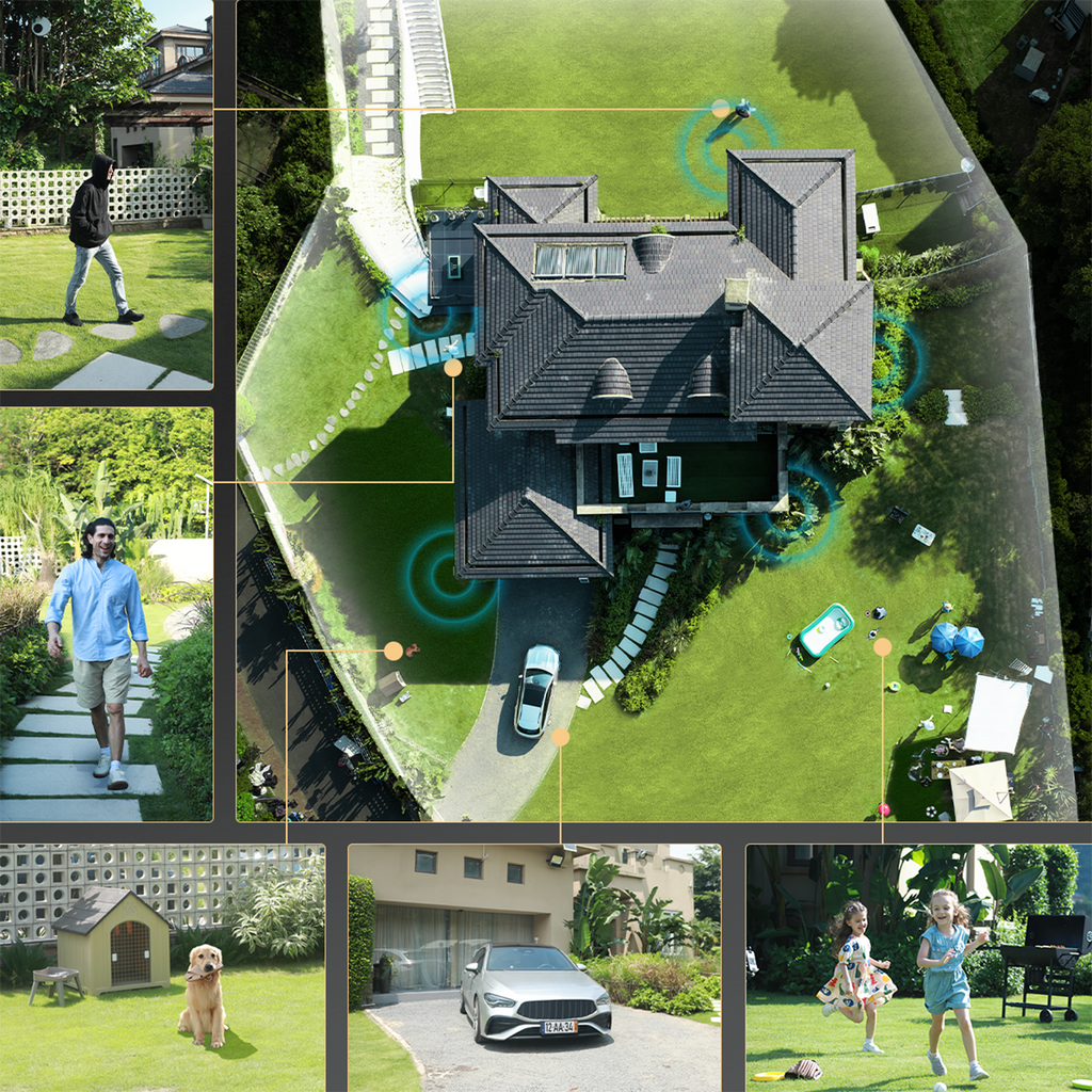 Dreame Navo Elite 1 Outcam 360° lauko kamera su saulės panele - balta -- Uncategorized