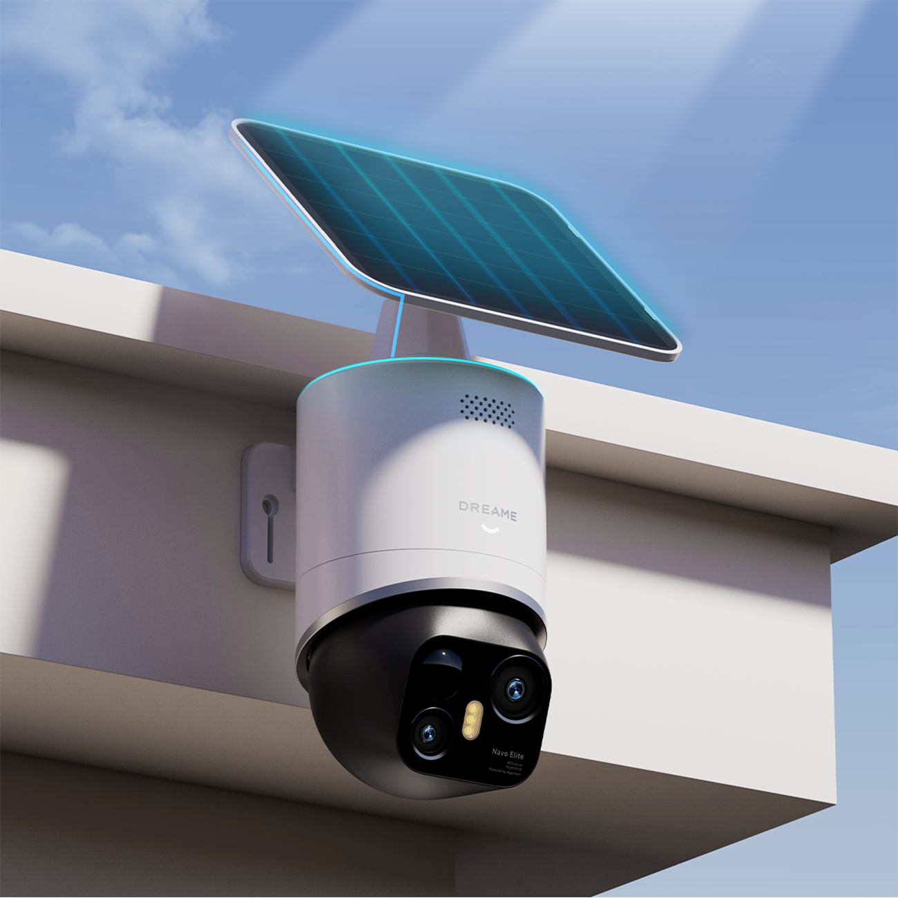 Dreame Navo Elite 1 Outcam 360° lauko kamera su saulės panele - balta -- Uncategorized