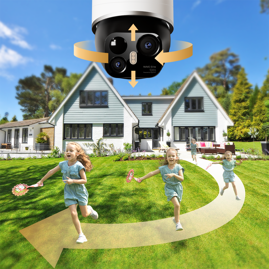 Dreame Navo Elite 1 Outcam 360° lauko kamera su saulės panele - balta -- Uncategorized