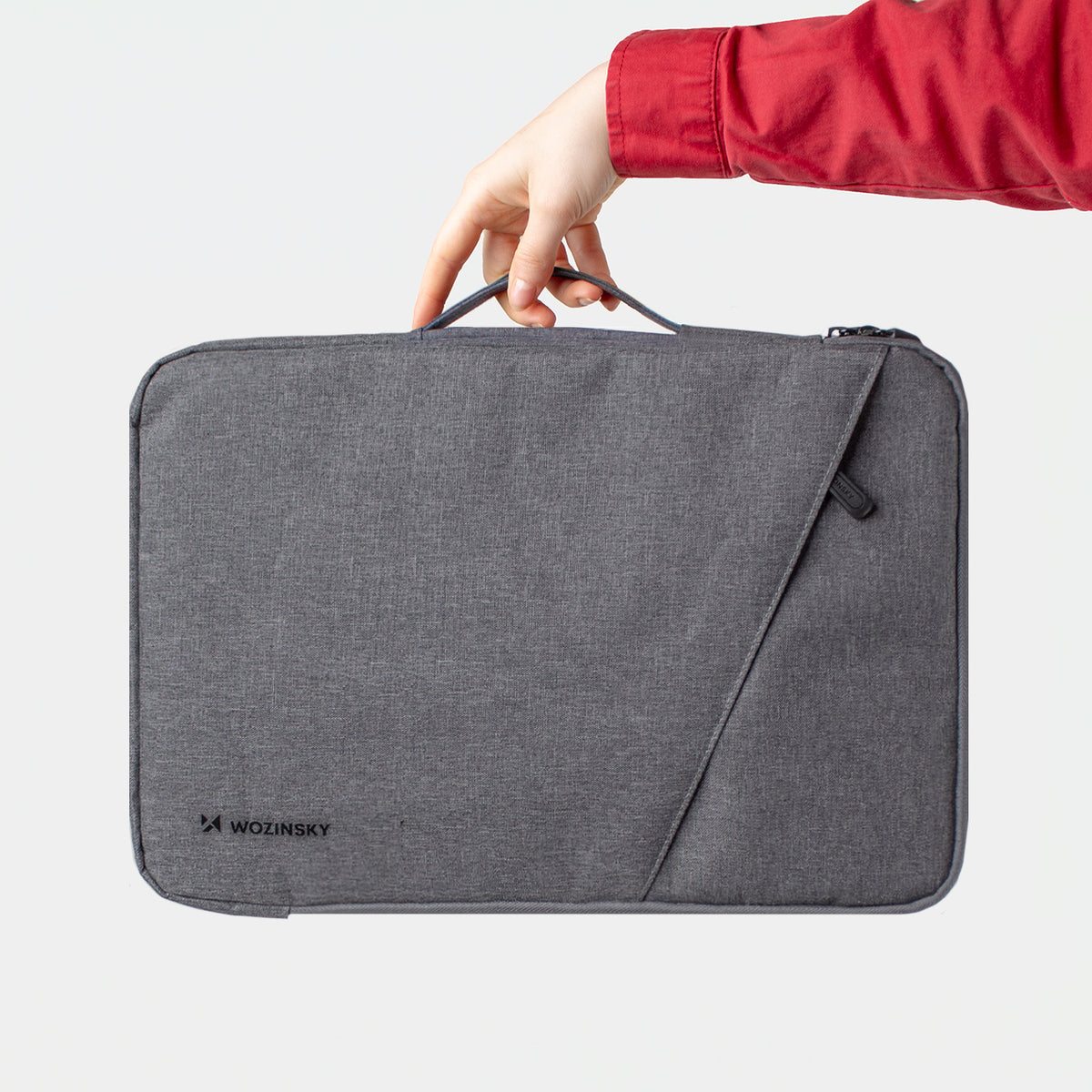 Wozinsky WTNP-17G 17" nešiojamojo kompiuterio krepšys su ištraukiamu rankeniu - pilka -- Laptop Bags