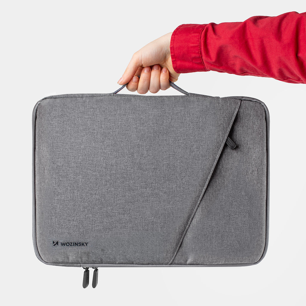 Wozinsky WTNP-15G 15.6" nešiojamojo kompiuterio krepšys su ištraukiamu rankeniu - pilka -- Laptop Bags