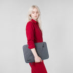 Wozinsky WTNP-15G 15.6" nešiojamojo kompiuterio krepšys su ištraukiamu rankeniu - pilka -- Laptop Bags