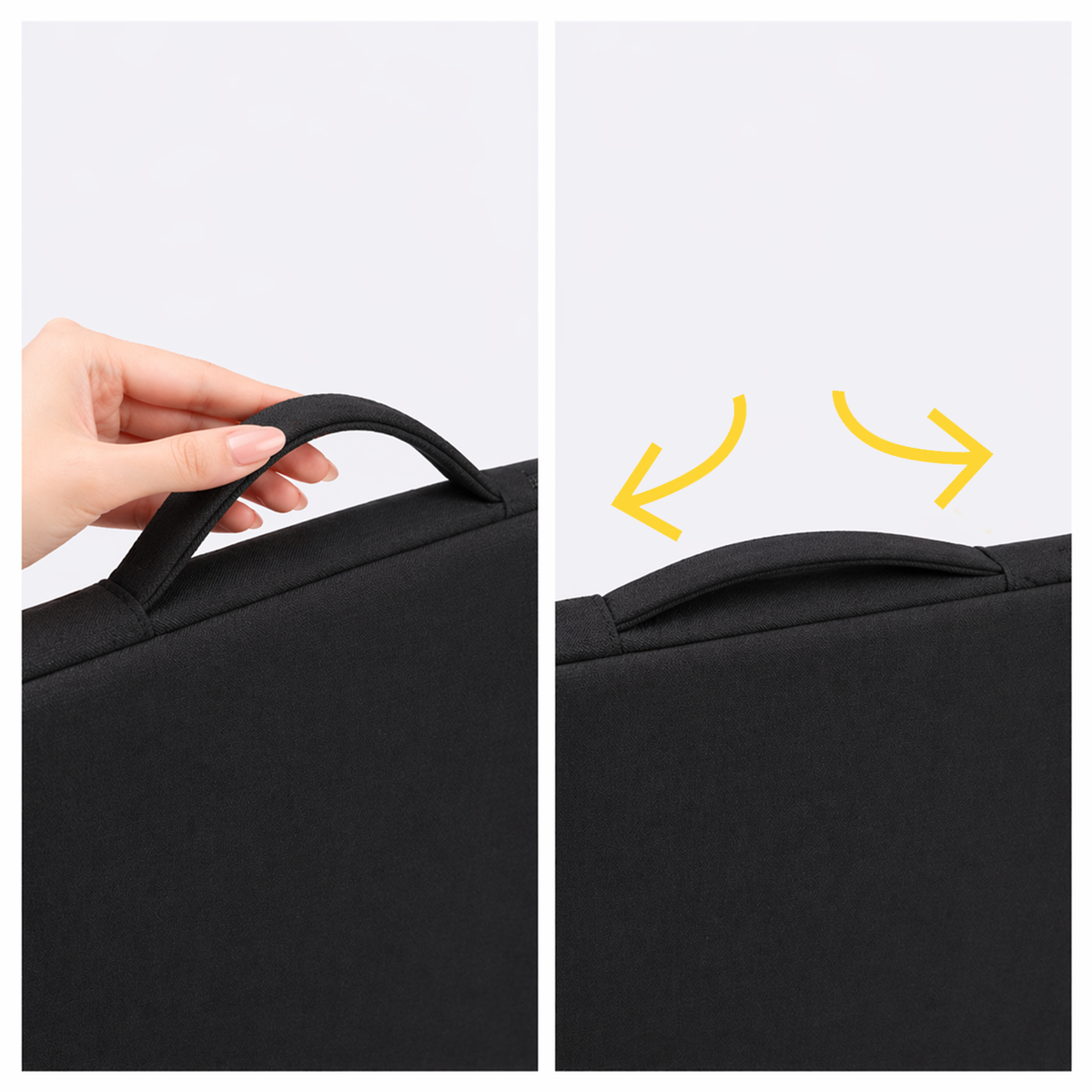 Wozinsky WTNP-15B 15.6" nešiojamojo kompiuterio krepšys su ištraukiama rankenėle - Juodas -- Laptop Bags