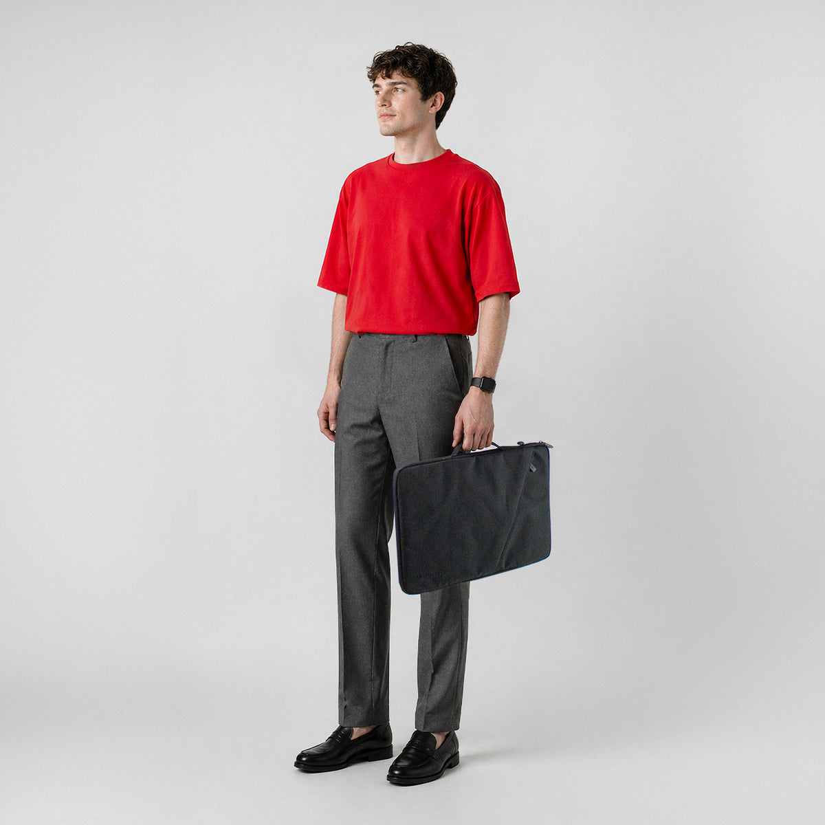 Wozinsky WTNP-15B 15.6" nešiojamojo kompiuterio krepšys su ištraukiama rankenėle - Juodas -- Laptop Bags