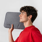 Wozinsky WTNP-14G 13-14" nešiojamojo kompiuterio krepšys su ištraukiama rankenėle - Pilkas -- Laptop Bags