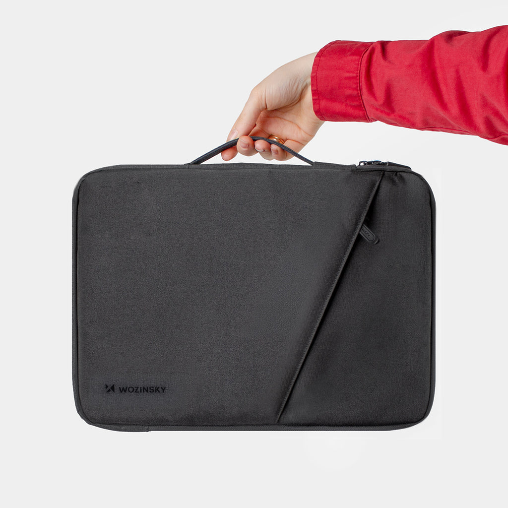 Wozinsky WTNP-14B 13-14" nešiojamojo kompiuterio krepšys su ištraukiama rankenėle - Juodas -- Laptop Bags