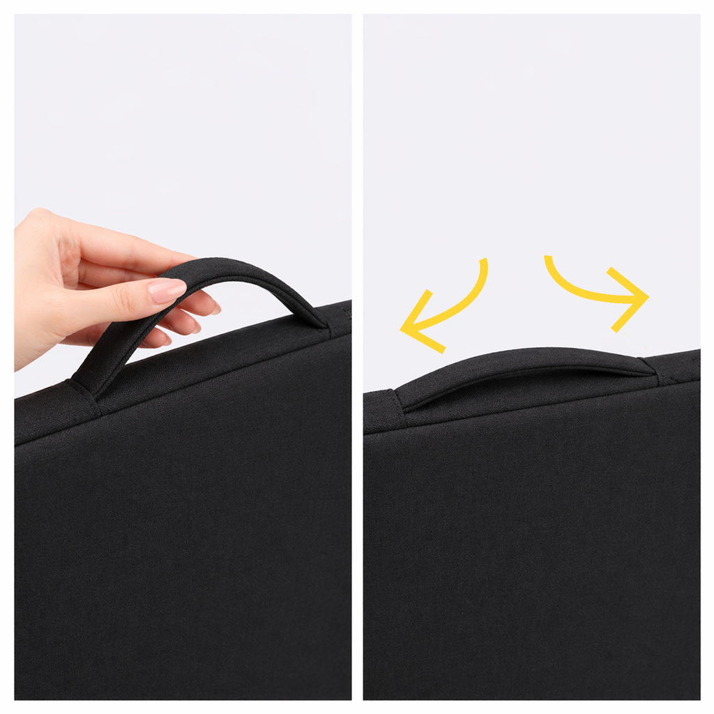 Wozinsky WTNP-11B 10-11" nešiojamojo kompiuterio krepšys su ištraukiama rankenėle - Juodas -- Laptop Bags