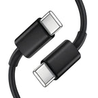 Tech-Protect sieninis įkroviklis NCA45W-GAN 2-Port 45W su USB-C laidu - juodas -- Cell phone chargers