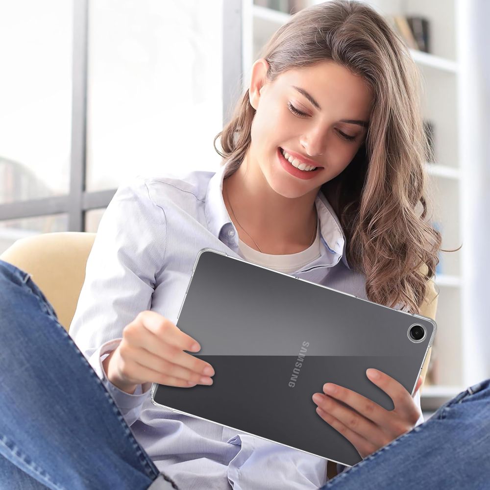 Tech-Protect FlexAir dėklas, skirtas Samsung Galaxy Tab A9+ / A11+ – skaidrus -- Samsung Galaxy Tab A9+ / Samsung A11+ /...