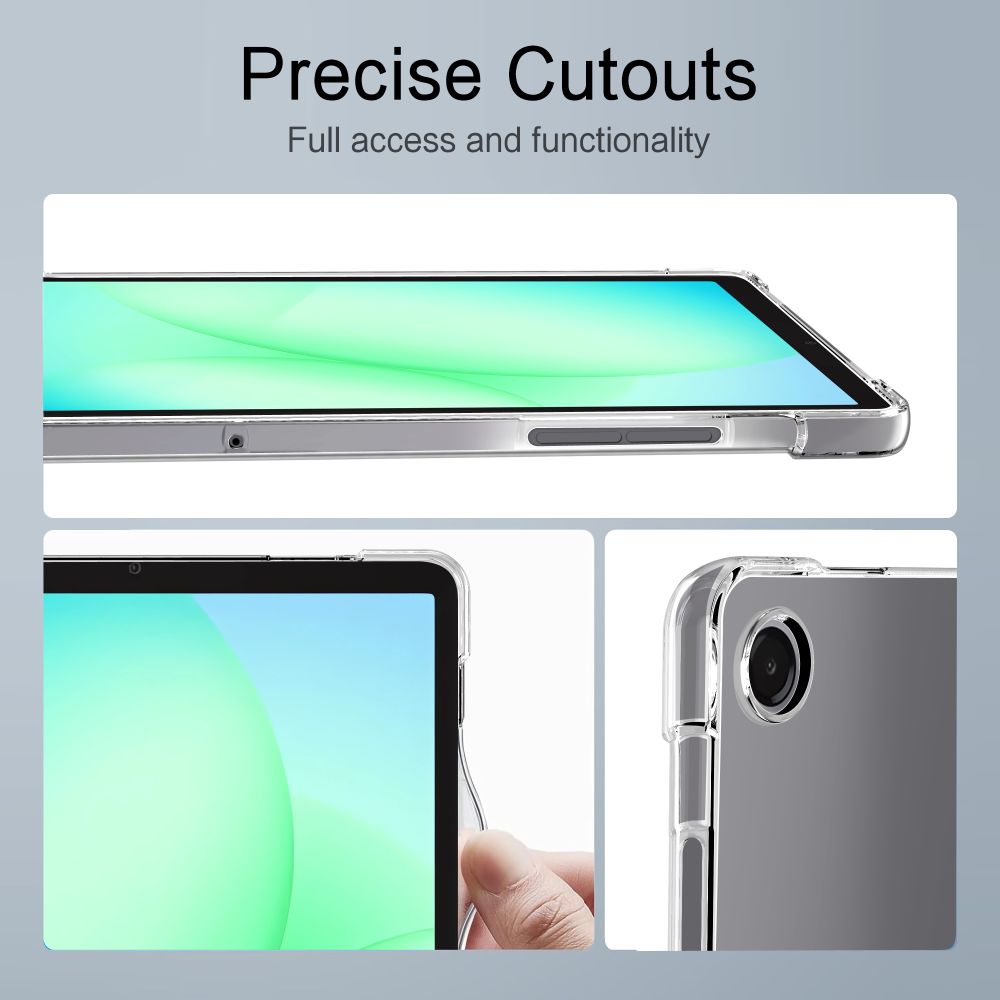 Tech-Protect FlexAir dėklas, skirtas Samsung Galaxy Tab A9+ / A11+ – skaidrus -- Samsung Galaxy Tab A9+ / Samsung A11+ /...
