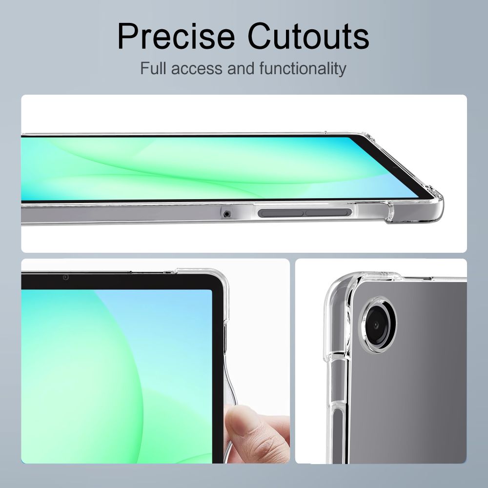 Tech-Protect FlexAir dėklas, skirtas Samsung Galaxy Tab A9 / A11 – skaidrus -- Samsung Galaxy Tab A9 / Samsung A11 /...