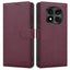 „Tech-Protect“ piniginės dėklas, skirtas „Xiaomi Redmi Note 15 Pro 5G“ – bordo spalvos -- Xiaomi Redmi Note 15 Pro 5G /...