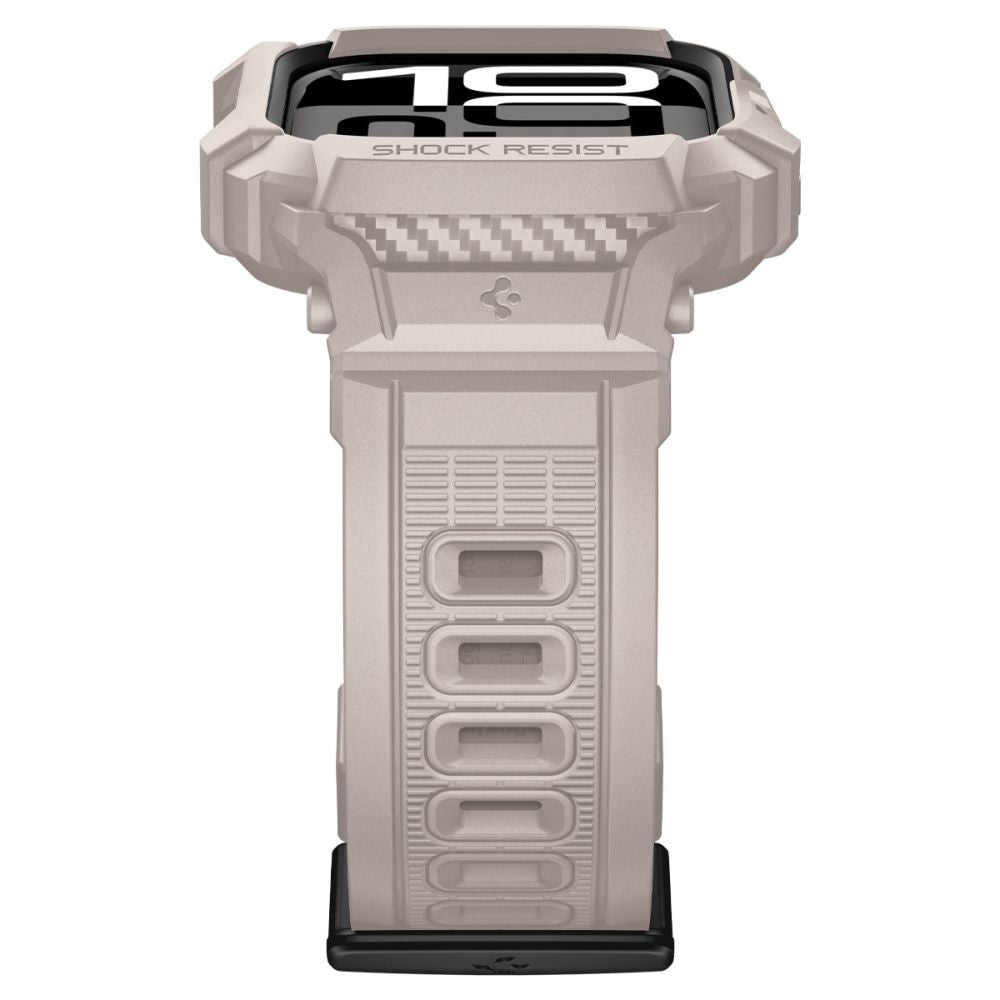 Spigen Rugged Armor Pro V2 Apple Watch Strap (46mm) – smėlio spalvos