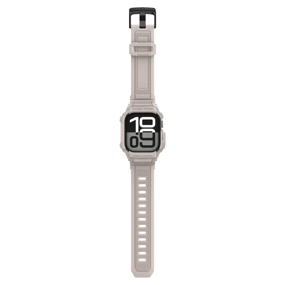 Spigen Rugged Armor Pro V2 Apple Watch Strap (46mm) – smėlio spalvos