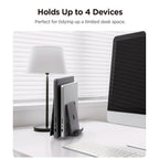 Spigen LD208S4 darbo stalo organizatorius nešiojamiesiems, planšetėms, išmaniesiems telefonams, klaviatūroms - pilka --...