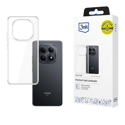3mk Šarvų dėklas, skirtas Xiaomi Redmi Note 15 4G / 5G - skaidrus