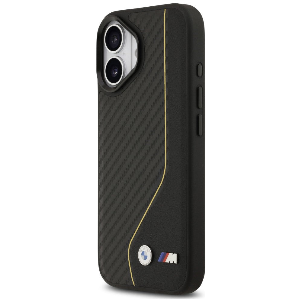 BMW M anglies linija ir logotipas MagSafe iPhone dėklas 17 - geltonas -- Cell phone cases and covers