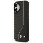 BMW M anglies linija ir logotipas MagSafe iPhone dėklas 17 - geltonas -- Cell phone cases and covers