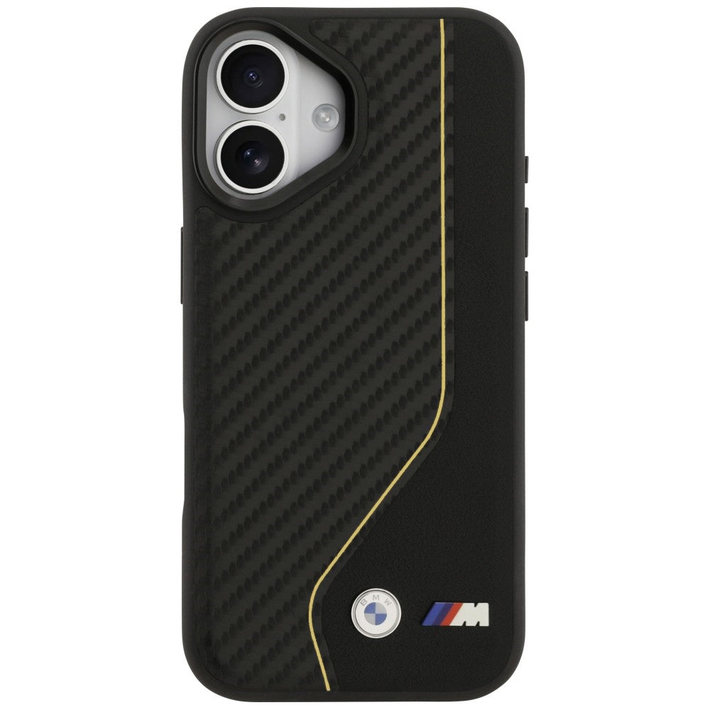 BMW M anglies linija ir logotipas MagSafe iPhone dėklas 17 - geltonas -- Cell phone cases and covers
