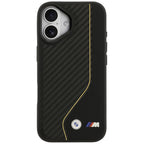 BMW M anglies linija ir logotipas MagSafe iPhone dėklas 17 - geltonas -- Cell phone cases and covers